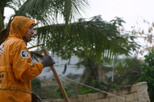 在2010年4月中，在短雨季的清理活動。